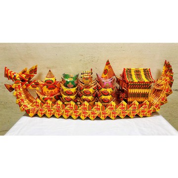 【桃園金紙】3尺6壽生龍船 神明用