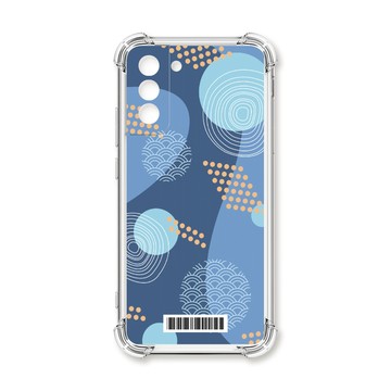 S系列(其他) 殼 TRON 三星 S21 PLUS 日系和風圓點海波系列  載具 四角防摔殼 手機殼