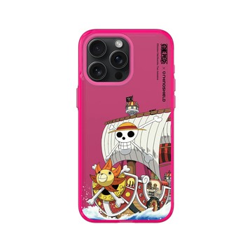 iPhone 15 Pro Max Clear 粉漾桃 - 航海王 One Piece - 海賊團系列-千陽號