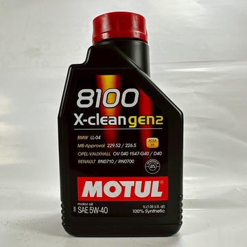 [機油倉庫](台灣公司貨)MOTUL 8100 X-clean gen2 5w-40全合成機油 (汽柴油車共用)