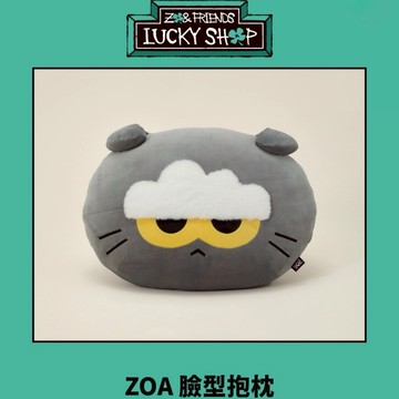 【Sharkhead】現貨 Zoa Zo&Friends 臉型抱枕 娃娃 雲朵貓 抱枕 權志龍 藍貓 大頭 絨毛抱枕
