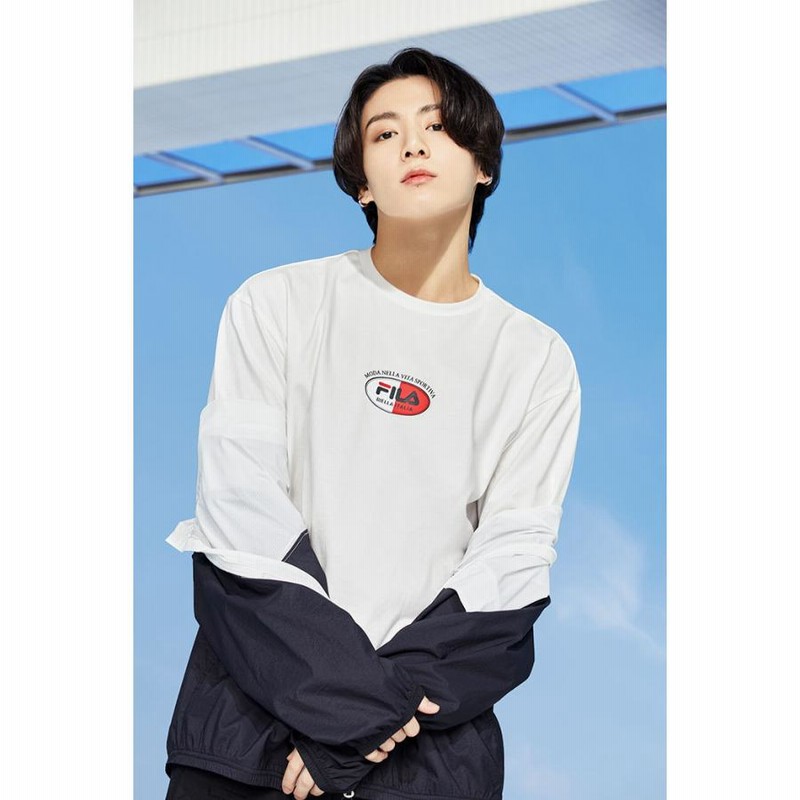 FILA Tシャツ 半袖 BTS着用モデル メンズ ＆ レディース フィラ BTS 2021 ( 限定Tシャツ 21年 Tee FS0136 ) |  LINEブランドカタログ