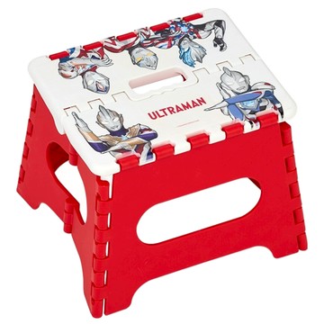 KiKimmy 超人力霸王 摺疊凳 輕巧好攜帶 耐重75公斤 圓弧外角設計  白色  1個