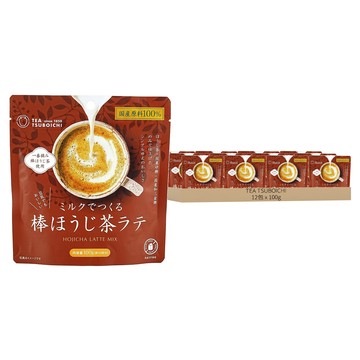 TEA TSUBOICHI 焙茶沖泡粉(拿鐵用)  12包  1包  100g