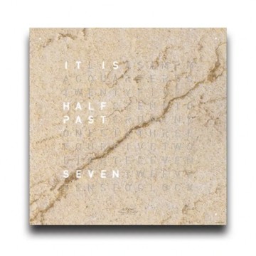 德國 QLOCKTWO 45X45 文字時鐘 DESERT