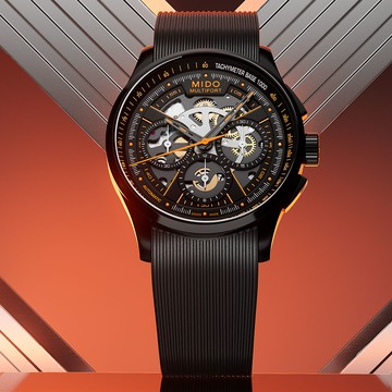 MIDO 美度 Multifort M038.662.37.050.00 鏤空計時碼錶 機械錶-43mm M0386623705000