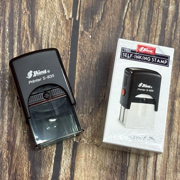 新力牌 S-835 客製化回墨章 2*3回墨章 日期迴墨章