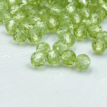 橄欖石 5A鑽切橄欖石 橄欖石散珠 療植物手作