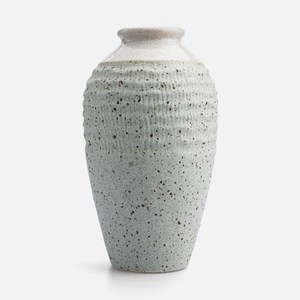 艾禮思仿舊陶瓷花器34cm 斑點灰白