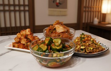 首爾大叔 生命力韓式泡菜 大四喜拼盤 小黃瓜 蘿蔔 豆芽菜 小包裝