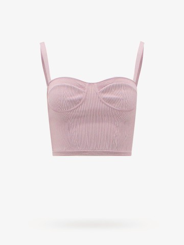 Ribbed fabric top - ALEXANDER MCQUEEN - gender_Woman