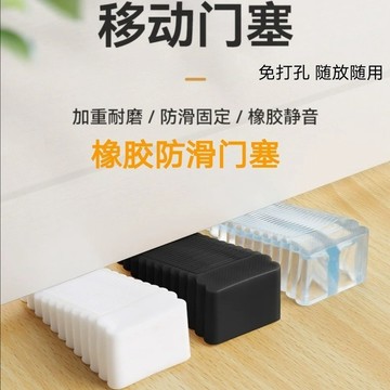 🚢硅膠門塞擋 免打孔防風門擋 通用型阻門器 安全門吸防撞 防夾手固定器 ZZ9K