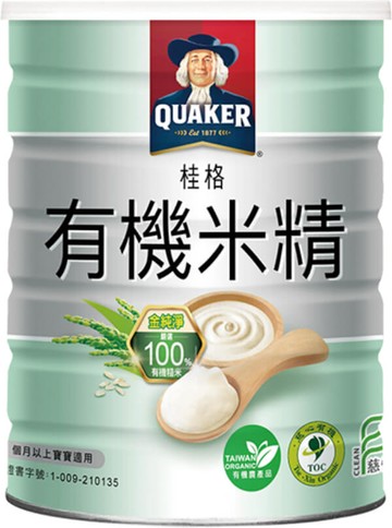 桂格有機米精500g