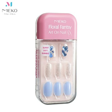 MEKO 花漾彩繪穿戴美甲片-L款 3A-012【官方旗艦店】