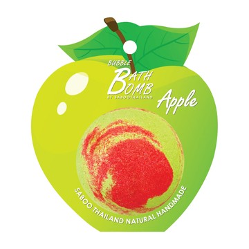 Saboo 泡泡沐浴球 GREEN APPLE 青蘋果  150g  1顆