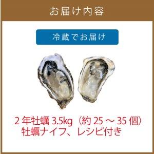 ふるさと納税 サロマ湖産2年牡蠣 3.5kg缶 約25〜35個入 カキ 牡蠣 かき 3.5kg 3.5キロ 缶 サロマ湖産 BB.. 北海道北見市