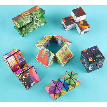 魔術方塊 自由變化 2入多種變化 3D百變魔術方塊