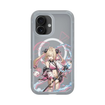 iPhone 16 AirX 流變灰 - 瑟拉斯蒂歐 - 白白虹 - 戰術泳裝白比手機殼殼
