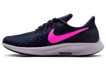 WMNS NIKE AIR ZOOM PEGASUS 35 OBSIDIAN PINK BLAST DEEP ROYAL BLUE