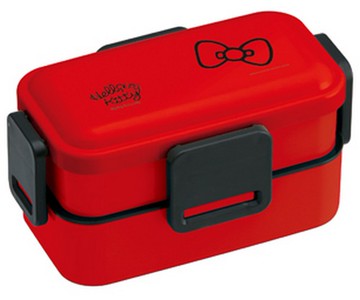 Hello Kitty Ribbon 2-Tier Bento Lunch Box (PFLW4)