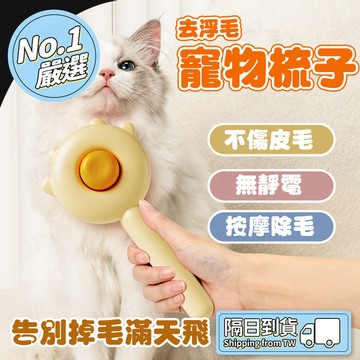 🔥貓犬通用🔥貓咪去浮毛梳子 狗狗梳子 寵物梳子 寵物除毛梳 去毛梳子 寵物按摩梳子 按摩清潔梳子 褪毛梳子 梳毛用品