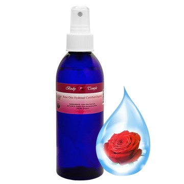 Body Temple 100%有機玫瑰精油純露200ml