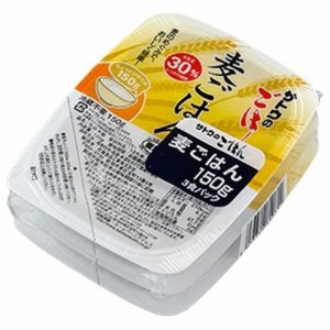 サトウ 麦ごはん３食パック １５０ｇ×３  ×12