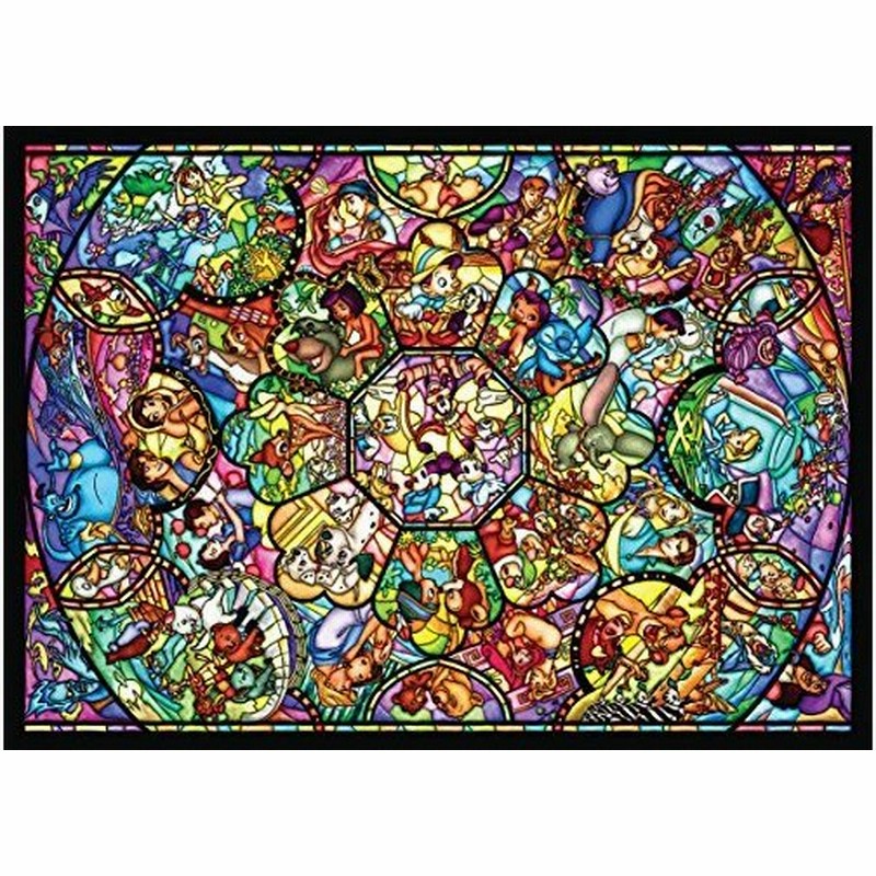 500ピース ジグソーパズル ディズニー オールスターステンドグラス ホログラムジグソー 35x49cm 並行輸入品 通販 Lineポイント最大get Lineショッピング