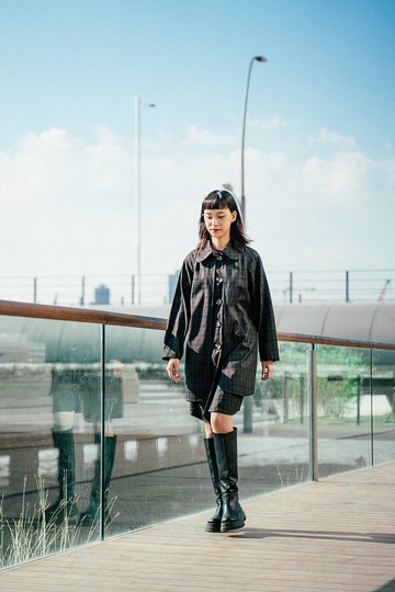 格子外套 Tartan Shirt Jacket