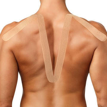 大友los2216參組肩頸部預分切肌肉效貼布異形透氣彈力肌貼運動護肩頸肌肉貼布