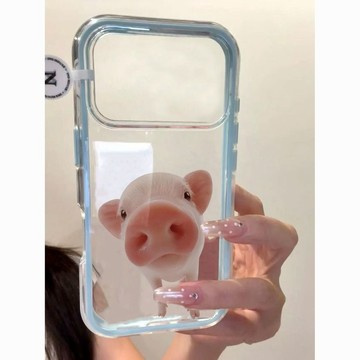 搞怪魔性小豬 適用iPhone18Promax蘋果17手機殼16新款15全包13女1211防摔