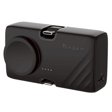 ADAM elements 亞果元素 GRAVITY 3 三合一折疊口袋行動電源 5000mAh  黑色