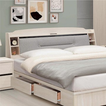 【文創集】亞卡果6尺貓抓皮革雙人加大床頭箱(不含床底＋不含床墊)-182x24.3x100.9cm免組