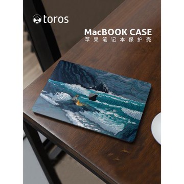 2024款梵高適用macbookpro保護殼14寸M4透明m2軟殼Air13.6保護套m3蘋果筆記本電腦殼m1皮質15硅膠16寸超薄mac