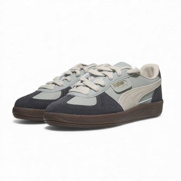 PUMA 休閒鞋 PALERMO LTH 深灰藍 麂皮 德訓鞋 男女 39646423