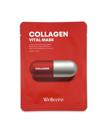 Wellcero膠原蛋白活力面膜20ml