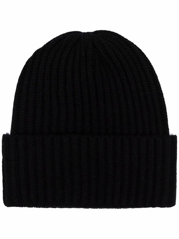 Liska - ribbed-knit beanie - women - Cashmere - One Size - Black