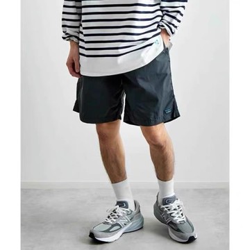 LLBEAN日系復古輕量化戶外尼龍寬松五分褲休閑運動短褲男女沙灘褲