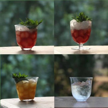 酒吧聚采玻璃中國風雞尾酒杯功夫茶雞尾酒杯烈酒杯威士忌杯古典杯