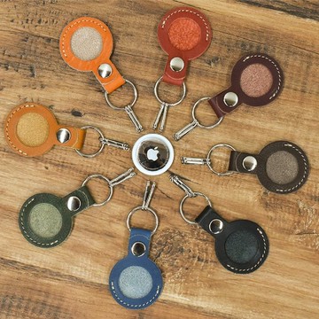 AirTag保護套 栃木皮革 防丟保護套 全面保護 Apple