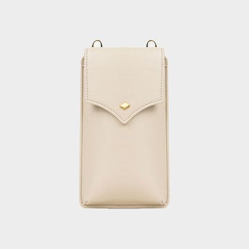 ANY DI 德國時尚真皮多功能手機包 - 奶油