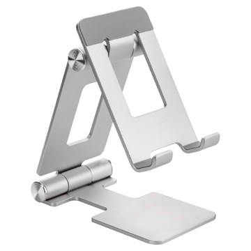 HAPPY TECH 快樂科技 鋁合金雙軸手機平板支架/立架/桌架/手機支架 PH05  白色  1個