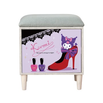 台灣製造 正版授權 三麗鷗 收納椅凳-高跟鞋酷洛米_廠商直送