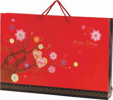 【基本量】手提袋/ 歡樂時光 【紅色】 / 300個