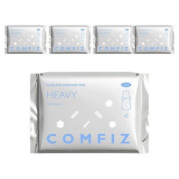 COMFIZ 康菲 超薄涼感衛生棉 28cm 量多型  6片  5包