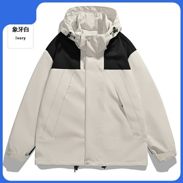 衝鋒衣 登山服 衝鋒外套 沖鋒衣女秋冬款情侶美式2023新款三合一登山服小個子外套男【MJ25861】