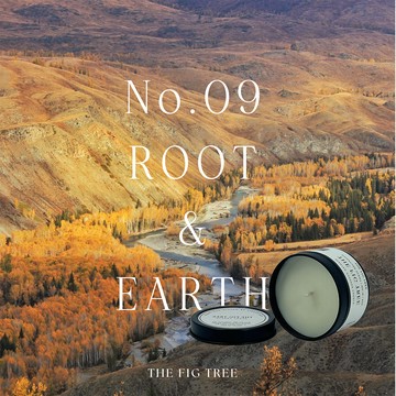 No.09 Roots & Earth 擁抱大地｜滋潤按摩香氛隨行蠟燭 90g
