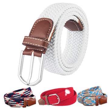 兒童高爾夫球褲腰帶女孩男童皮帶高爾夫女裝編織透氣皮帶帆布皮帶