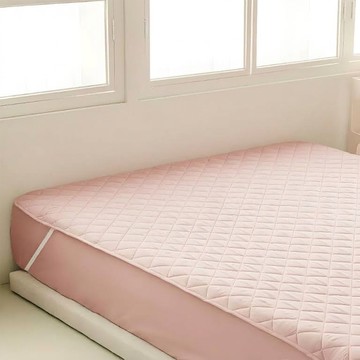 The Zari 日常清新絎縫床墊 (固定綁帶款)  Milky Pink  S/SS (110 x 200cm)