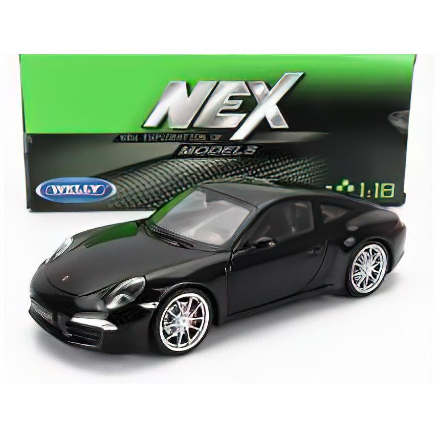 PORSCHE 911 991 CARRERA S COUPE 2013 - BLACK /WELLY 1/18